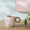 13oz Stoneware Spatter Print Mug Ruby Pink - Room Essentials™ -Room Essentials GUEST 9a57a33f 7bde 4d14 99e0 774b51a89755