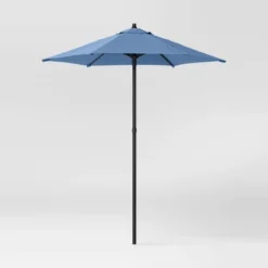 6' Round Outdoor Patio Market Umbrella With Black Pole - Room Essentials™ 32 6' Round Outdoor Patio Market Umbrella With Black Pole - Room Essentials™ -Room Essentials GUEST a51bfdaf 8203 4226 ab22 93063af06666