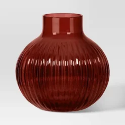 Ribbed Round Vase - Room Essentials™ -Room Essentials GUEST a55a83e1 c829 4f43 ba8e 9073dceeefc8