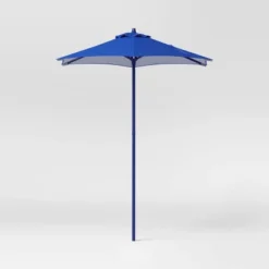6' Round Outdoor Patio Market Umbrella With Black Pole - Room Essentials™ 26 6' Round Outdoor Patio Market Umbrella With Black Pole - Room Essentials™ -Room Essentials GUEST a84f16c9 cc7b 4809 9990 5c59c27fb789