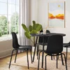 36" Round Dining Table Black - Room Essentials™ -Room Essentials GUEST a993b03c 566a 42ef bb24 b4e52fa416b6