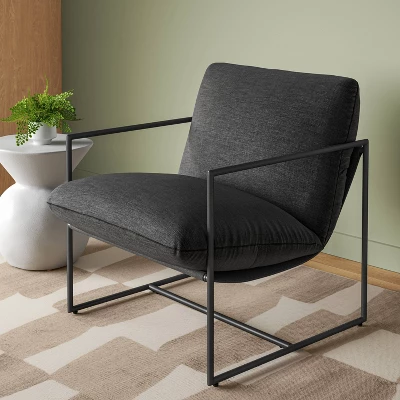 Metal Framed Sling Dorm Chair - Room Essentials™ 3 Metal Framed Sling Dorm Chair - Room Essentials™