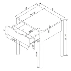 Scandi Nightstand Natural - Room Essentials™ -Room Essentials GUEST ae941334 ebd6 4164 b5b6 a6f1b3a83d7e