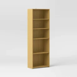 5 Shelf Bookcase Natural- Room Essentials™ -Room Essentials GUEST af3519de 09bf 43ba 9b4d c1665bc45da4