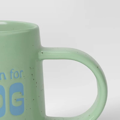 16oz Stoneware I'M Only A Morning Person For My Dog Mug - Room Essentials™: Coffee Mugs, Dog Dad & Mom, Microwave-Safe 4 16oz Stoneware I'M Only A Morning Person For My Dog Mug - Room Essentials™: Coffee Mugs, Dog Dad & Mom, Microwave-Safe - Image 2