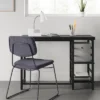 Adjustable Dorm Storage Desk Black - Room Essentials™