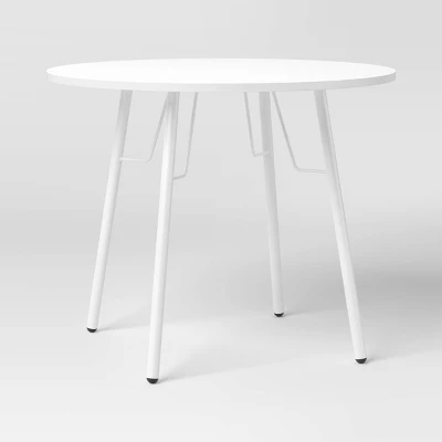 36" Round Dining Table Black - Room Essentials™ 8 36" Round Dining Table Black - Room Essentials™ - Image 6