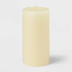 3" X 6" Unscented Candle Cream - Room Essentials™: Paraffin Wax, 90hr Burn Time, Single Wick -Room Essentials GUEST b24f4200 2432 4a1e 9360 92668eafec97