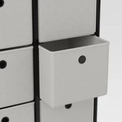 Fabric 6-Bin Tall Vertical Dresser Black Frame - Room Essentials™ 11 Fabric 6-Bin Tall Vertical Dresser Black Frame - Room Essentials™ -Room Essentials GUEST b2ebe5b8 2953 436a a38e 9f6dcafafd48