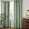 Room Darkening Heathered Thermal Window Curtain Panel Green - Room Essentials™ 2 Room Darkening Heathered Thermal Window Curtain Panel Green - Room Essentials™ -Room Essentials GUEST b376f22c 72ec 444f ba95 40d66767fb29