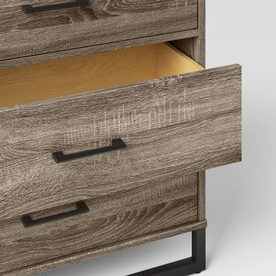 Mixed Material 3 Drawer Dresser - Room Essentials™ 6 Mixed Material 3 Drawer Dresser - Room Essentials™ - Image 4