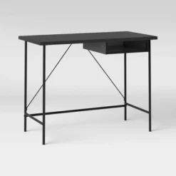 Wood And Metal Writing Desk With Storage - Room Essentials™ 10 Wood And Metal Writing Desk With Storage - Room Essentials™ -Room Essentials GUEST b6ee626e 3265 49db 8365 a9aaf9b3dcc2