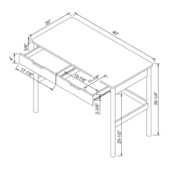 Scandi Desk With Drawers Natural - Room Essentials™ 13 Scandi Desk With Drawers Natural - Room Essentials™ -Room Essentials GUEST beea9f5d 7625 47e1 b872 56b582b72025
