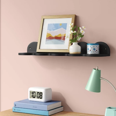 24" Wavy Wall Shelf - Room Essentials™ 3 24" Wavy Wall Shelf - Room Essentials™