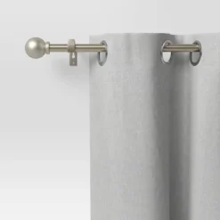 Café Smaller Ball Curtain Rod Silver - Room Essentials™ -Room Essentials GUEST c2a41037 0ae4 47fd bced 7fc21f4f88f1