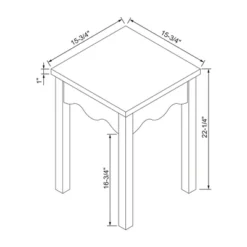 Wavy Accent Side Table Natural - Room Essentials™ -Room Essentials GUEST c2dd64f6 5e4c 4ad5 aab3 6d3b39c20b3d