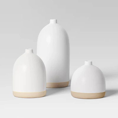3pc Vase Set Ceramic - Room Essentials™ 8 3pc Vase Set Ceramic - Room Essentials™ - Image 6