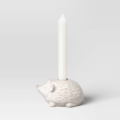 Ceramic Hedgehog Taper Candle Holder - Room Essentials™ 4 Ceramic Hedgehog Taper Candle Holder - Room Essentials™ - Image 2