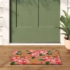 1'4"x2'4" Floral Coir Doormat Red/Pink - Room Essentials™ 2 1'4"x2'4" Floral Coir Doormat Red/Pink - Room Essentials™ -Room Essentials GUEST ceb44810 469b 4bac 9f0e abc001619915