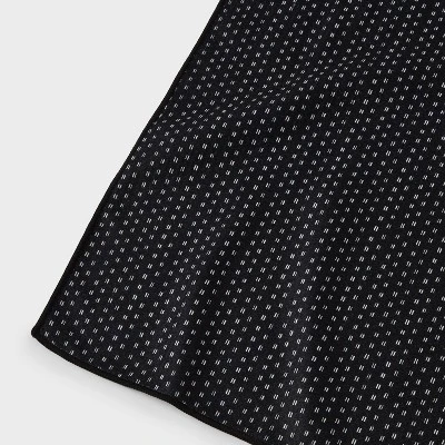Quick Dry Dotted Striped Waffle Towel Black - Room Essentials™ 4 Quick Dry Dotted Striped Waffle Towel Black - Room Essentials™ - Image 2
