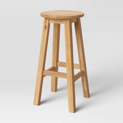 Basic Wood Counter Height Stool - Room Essentials™ 6 Basic Wood Counter Height Stool - Room Essentials™ - Image 4