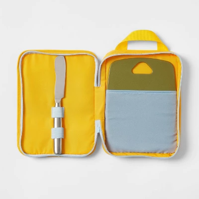 On The Go Cutting Board And Cheese Knife Set - Room Essentials™ 4 On The Go Cutting Board And Cheese Knife Set - Room Essentials™ - Image 2