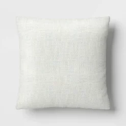Textured Woven Cotton Square Throw Pillow - Room Essentials™ -Room Essentials GUEST ea890fae 51b8 4b1c bc6a de6fb7925070