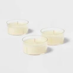 12pk Unscented Jumbo TL Candles Cream - Room Essentials™: Paraffin Wax, 6.5hr Burn Time, 12 Piece Set -Room Essentials GUEST ec07b259 6c64 4850 8bde 7ca08d0211da