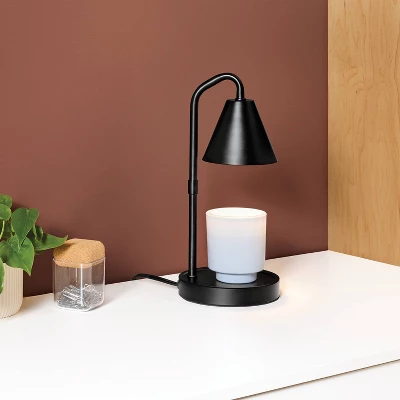 Candle Lamp Warmer Black Metal - Room Essentials™ 3 Candle Lamp Warmer Black Metal - Room Essentials™