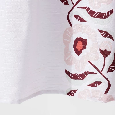 Folk Floral Print Shower Curtain - Room Essentials™ 5 Folk Floral Print Shower Curtain - Room Essentials™ - Image 3