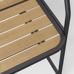 Metal Rectangle A-Frame Pergola Rust Resistant Outdoor Patio Dining Table Black - Room Essentials™ -Room Essentials GUEST f324377d 0a85 418e aca8 d4c1caaf61e7