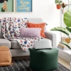 Color Block With Contrast Piping Pouf - Room Essentials™ -Room Essentials GUEST f7c15d71 04a8 4a9f 8a4c 66ac7f0c8a58