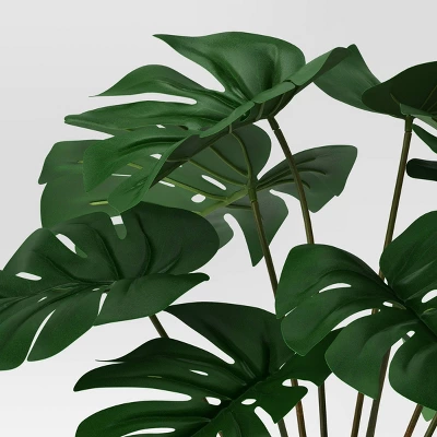 8"x9" Monstera Artificial Plant - Room Essentials™ 4 8"x9" Monstera Artificial Plant - Room Essentials™ - Image 2