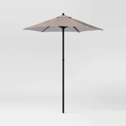 6' Round Outdoor Patio Market Umbrella With Black Pole - Room Essentials™ 35 6' Round Outdoor Patio Market Umbrella With Black Pole - Room Essentials™ -Room Essentials GUEST f96d8959 f4b0 4de5 8f6c 596eaa8aa81c