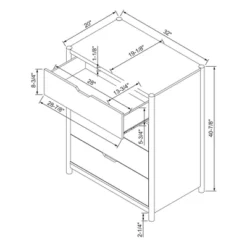 Scandi 4 Drawer Dresser Natural - Room Essentials™ -Room Essentials GUEST fb3829c0 d6a6 4c04 ad92 0e900b273420