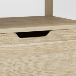 32" Scandi Small Bookcase With Storage Drawers Natural - Room Essentials™ -Room Essentials GUEST fc0fcf85 1dda 40a2 8595 9f0ba03703ec