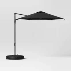 7.5' Round Solid Offset Outdoor Patio Cantilever Umbrella - Room Essentials™ -Room Essentials GUEST fc5ea046 325f 4d33 997d de8895088e3b
